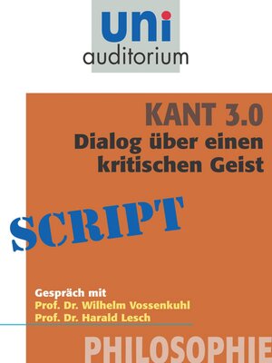 cover image of Kant 3.0--Dialog